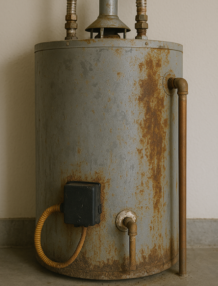 Before Repair before water heater repair