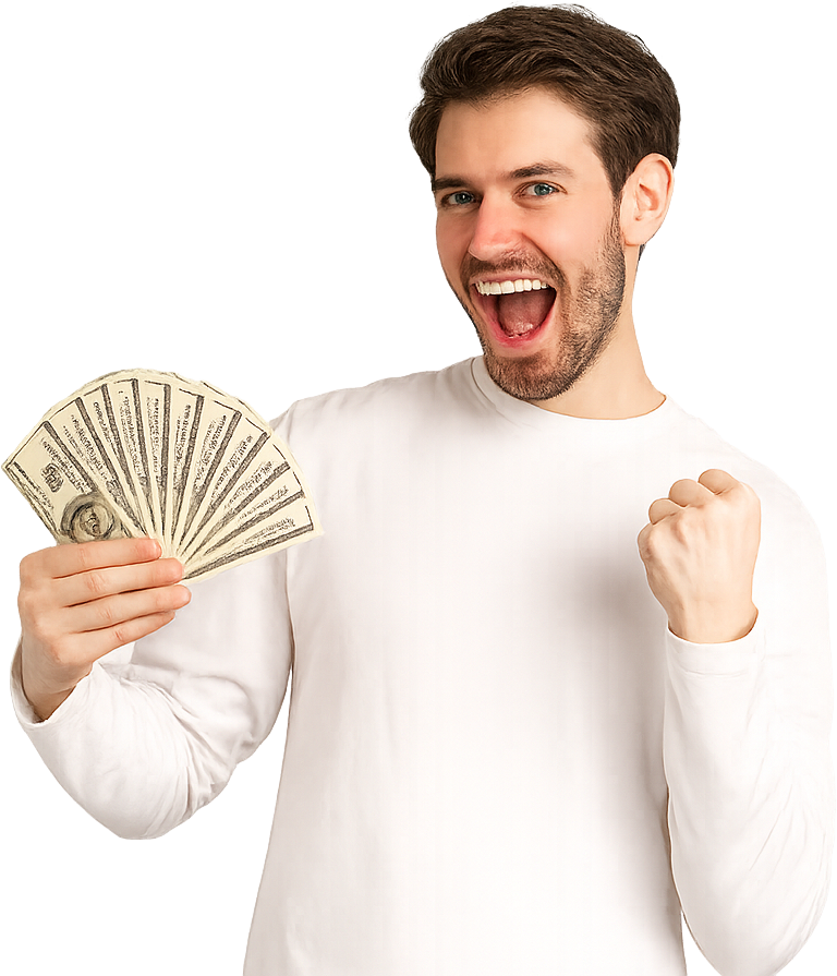 Save With Us customer saving money